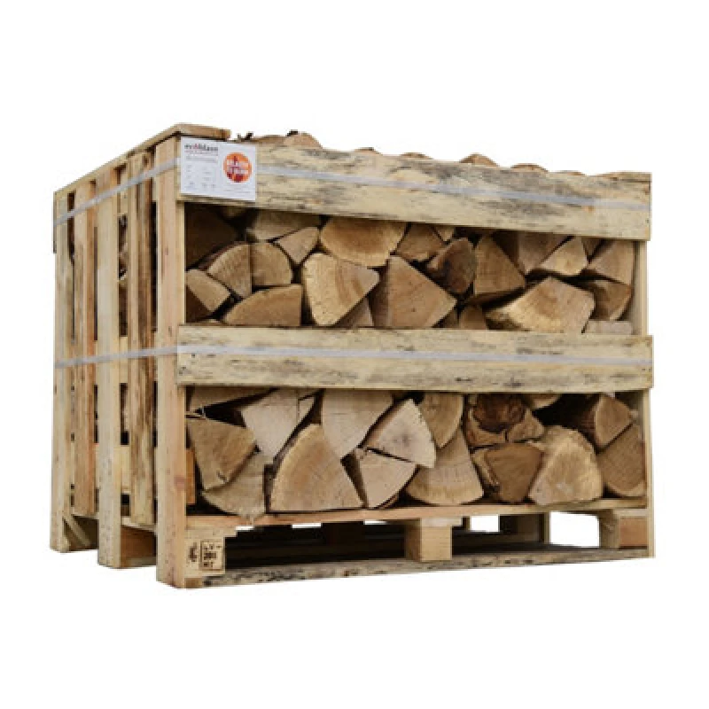 Image of Ecoblaze Kiln Dried Birch Firewood Logs Standard Crate KDBIRCHSTND  Hardwood Fuel Ready To Burn, Brown KDBIRCHSTND