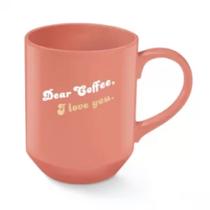 Image of Fringe Studio Dear Coffee Coral Mug