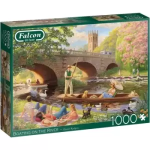 Image of Jumbo Falcon de luxe Boating on the River 1000 Piece Jigsaw Puzzle