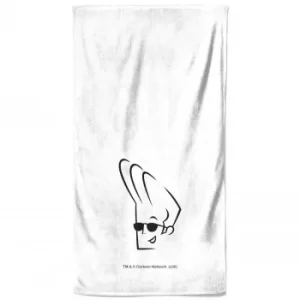 Image of Johnny Bravo Head Bath Towel
