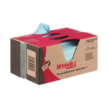 Image of Wypall L20 Clean And Maintenance Wipes Pack of 280 7400