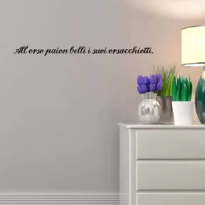 Image of YS4-11 Black Decorative Wall Sticker