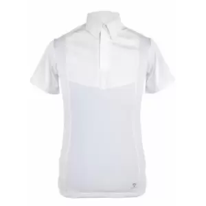 Image of Aubrion Mens Short-Sleeved Competition Shirt (S) (White)