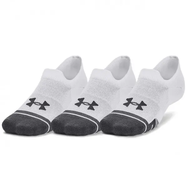 Image of Under Armour Performance Tech Socks 3pk NS White/Gray - M
