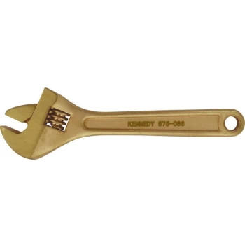 Image of 250MM Spark Resistant Adjustable Wrench Be-Cu - Kennedy