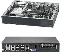 Image of Supermicro SuperServer E300-9A Intel SoC BGA 1310 Rack (1U) Black