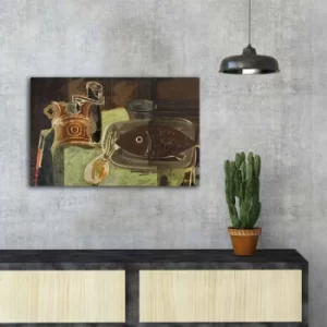 Image of FAMOUSART-054 Multicolor Decorative Canvas Painting