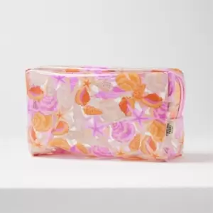 Image of Chelsea Peers Print Wash Bag - Clear
