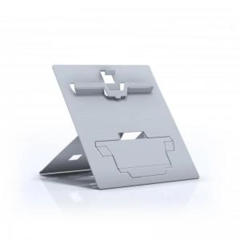 Image of Oryx JR - Specialised Ergonomic Laptop / Tablet 2 in 1 Stand with in - line Document Holder for Children - Natural Aluminium