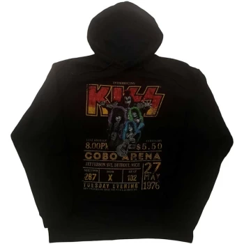 Image of KISS - Cobra Arena '76 Unisex Medium Hoodie - Black