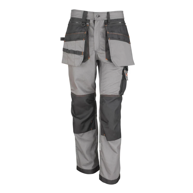 Image of Result Result Men X-Over Holster Pocket Trousers in Grey Size: Medium Grey M Male 5063527498304