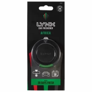Image of Lynx Africa Round Car Air Freshener (Case Of 6)