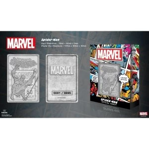 Image of Spider-man (Marvel) Silver Limited Edition Collectable Ingot