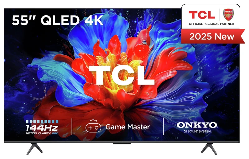 Image of TCL 55" 55P8K-UK Smart 4K Ultra HD QLED TV