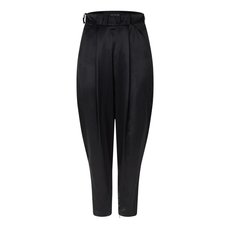 Image of Emporio Armani Silke Trousers Nero female 10 (S)