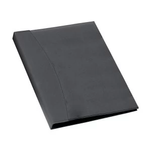 Image of Rexel Soft Touch A4 Smooth Display Book Black - 1 x Pack of 24 Pockets