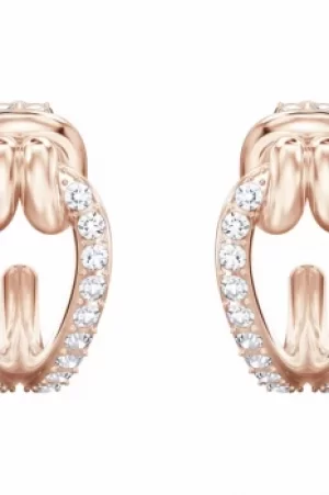 Image of Ladies Swarovski Jewellery Lifelong Small Hoop Earrings 5392920
