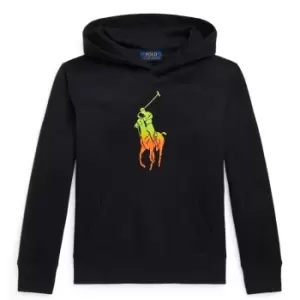 Image of Polo Ralph Lauren Polo Ralph Lauren Bold Logo OTH Hoodie Juniors - Black