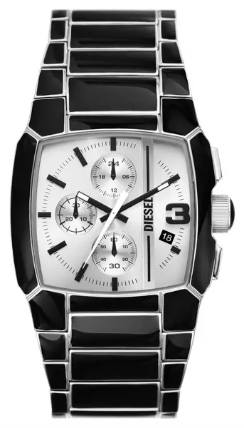 Image of Diesel DZ4646 Mens Cliffhanger (40mm) Silver Dial / Black Watch