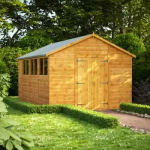 Image of Power 14x10 Apex Double Door Shed