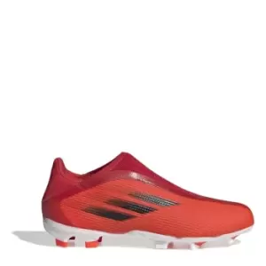 Image of adidas X .3 Laceless Junior FG Football Boots - Red