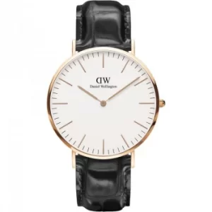 Image of Mens Daniel Wellington Classic 40mm Reading Watch