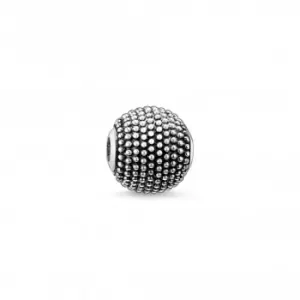 Image of Thomas Sabo Karma Beads Silver Black Kathmandu K0008