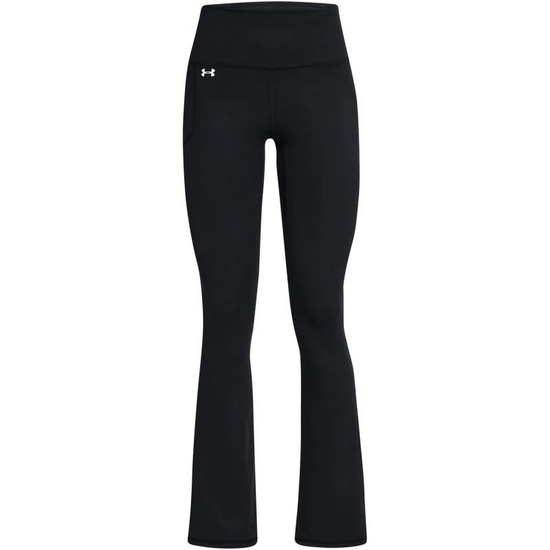 Image of Under Armour Womens Motion Flare Black Performance Gym Leggings Black female 14 (L)