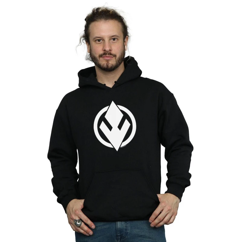 Image of Disney Men Star Wars The Rise Of Skywalker Sith Logo Hoodie in Black Size: Small Black S Male 5059400145779