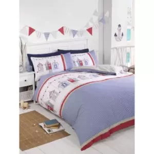 Image of Beach Hut Duvet Set - Double