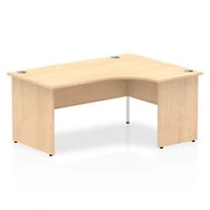 Image of Impulse Panel End 1600 Right Hand Crescent Desk Maple