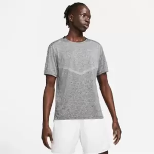 Image of Nike Dri-FIT Rise 365 Short-Sleeve Running Top Mens - Black