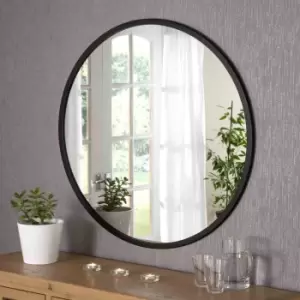 Image of Yearn Mirrors Yearn Classic Round Black Mirror 90Cm