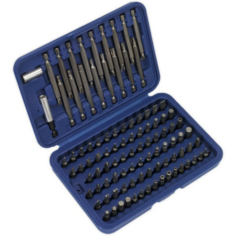 Image of Loops 99 Piece Power Tool Security Bit Set - Long and Short Bits - Magnetic Extension Multi