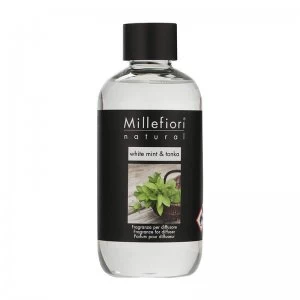 Image of Millefiori Milano White Mint & Tonka Diffuser Refil 250ml