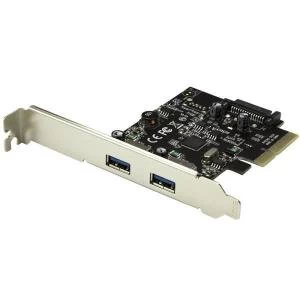 Image of Dual Port USB 3.1 Card 10Gbps per port 2x USB A PCIe