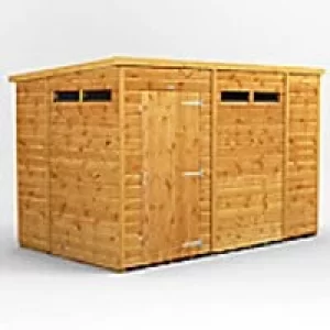 Image of Power Garden Shed 106PPSS Golden Brown 10x6
