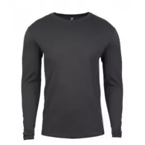 Image of Next Level Mens Long-Sleeved T-Shirt (M) (Gunmetal Grey)