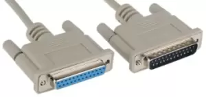 Image of Roline 11.01.3630 Computer Cable, Dsub 25P Plug/socket, 3M