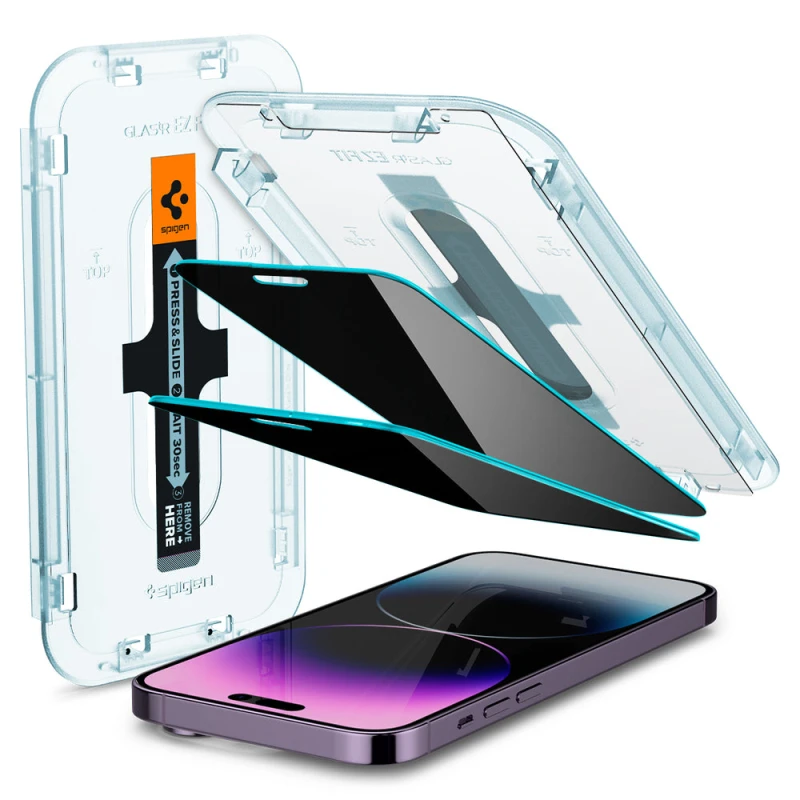 Image of Spigen EZ FIT GLAS.tR Clear screen protector Apple