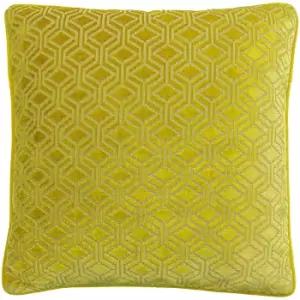 Image of Paoletti Avenue Cushion Cover (One Size) (Ochre Yellow)