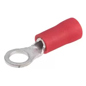 Image of TruConnect Red 4mm Ring Terminal Pack of 100