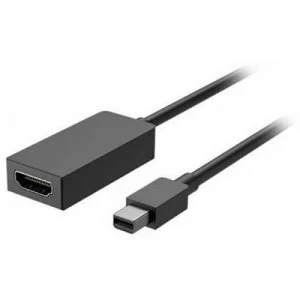 Image of Microsoft Surface Mini DisplayPort - HDMI adapter Compatible with Windows Phone: Microsoft Surface Go 2, Microsoft Surface 3, Microsoft Surface Pro 3,