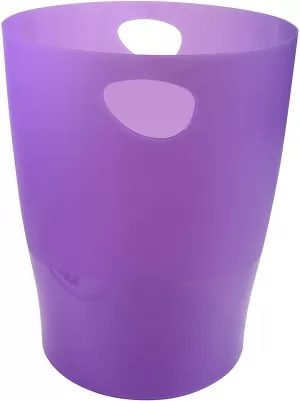 Image of Exacompta Waste Bin Ecobin 15 L Polypropylene Purple 26.3 x 26.3 x 33.5 cm
