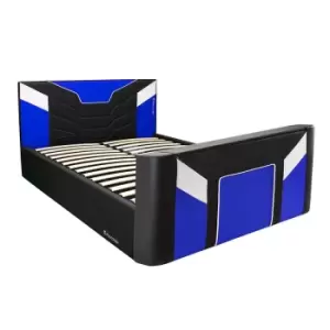 Image of X Rocker Cerberus Double Side Lift Ottoman TV Gaming Bed, Blue