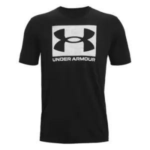 Image of Under Armour Abc Camo Boxed Logo Ss - Black