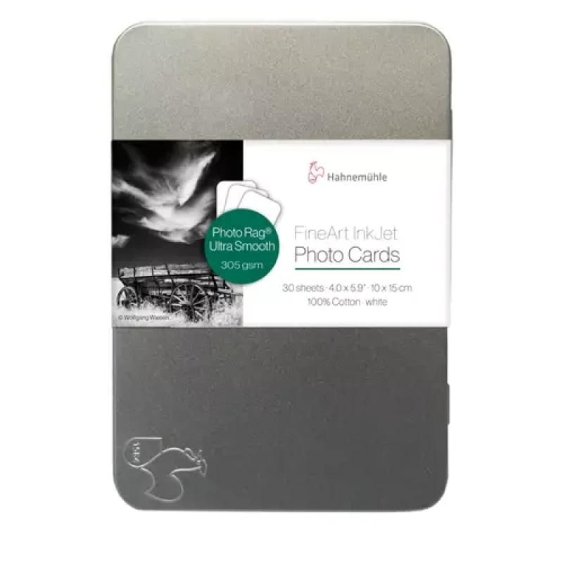 Image of HAHNEMUEHLE FineArt Photo Rag A4 Ultra Smooth Matte Photo Card - 30 Sheets 4011367102258