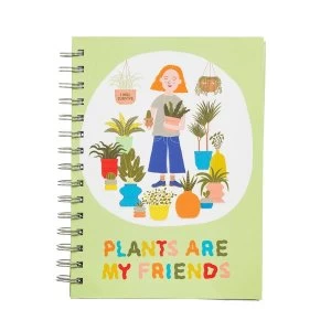 Image of Sass & Belle Plants Are My Friends A5 Notebook