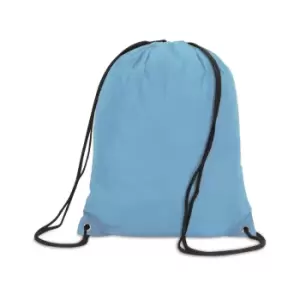 Image of Shugon Stafford Plain Drawstring Tote Bag - 13 Litres (One Size) (Sky Blue)