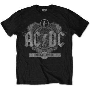 Image of AC/DC - Black Ice Unisex Medium T-Shirt - Black